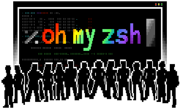 Oh My ZSH ANSI logo!